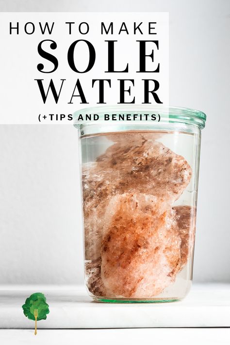 Sole Water Recipes, High Sodium Diet, Low Salt Diet, Sole Water, Fluid And Electrolytes, Electrolyte Drink, Healing Waters, Daily Health Tips, Water Recipes