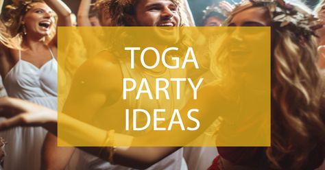 If you’re on the hunt for a unique and unforgettable party theme, look no further than a toga party! These ancient Roman-inspired celebrations are the perfect way to transport your guests to a world of myth and legend, all while keeping the fun alive. So, let’s dive into some fantastic toga party ideas that will ... Read more The post Toga Party Ideas to Channel Your Inner Greek God or Goddess! appeared first on Darling Celebrations. Toga Party Games Adults, Toga Party Ideas, Toga Party Decorations, Goddess Party Theme, Greek Mythology Party, How To Make A Toga, Diy Toga, Mythology Party, College Party Games