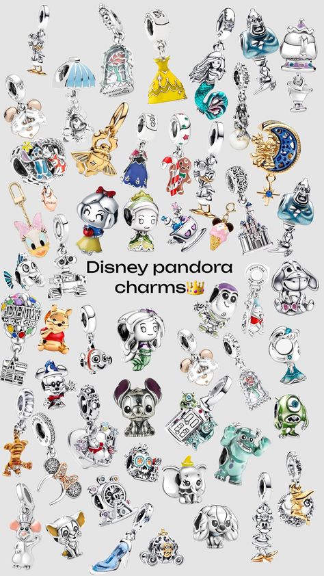 Pandora Charms Aesthetic, Charms Pandora Disney, Disney Pandora Charms, Pandora Travel Charms, Pandora Travel, Disney Pandora, Pandora Shop, Pandora Bracelet Charms Ideas, Pandora Charms Disney