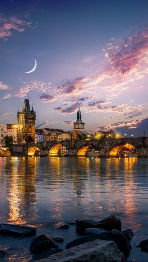 Prague City, Graphic Design Ads, Fantasy Places, City Landscape, Cute Love Couple, Prague, Beautiful World, Czech Republic, All Over The World