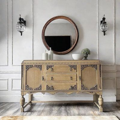 Accent cabinet decor