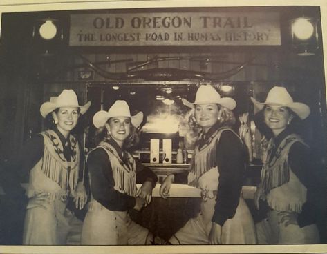 1999 Pendleton Round-Up Court. Let 'Er Buck Room Pendleton Round Up, Pendleton Oregon, Oregon Trail, Round Up, Oregon, Street Style, Quick Saves