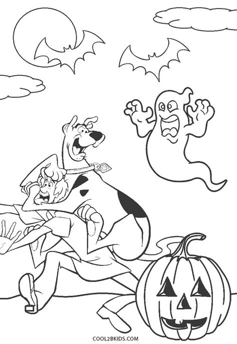 Scooby Doo Halloween Coloring Pages, Scooby Doo Coloring Pages Free Printable, Halloween Pictures To Color, Halloween Pictures To Print, Halloween Coloring Pages Free Printable, Halloween Sheets, Halloween Colouring Pages, Halloween Coloring Pages For Adults, Free Printable Halloween Coloring Pages