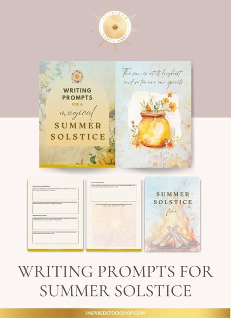 Ready for a summertime lead magnet refresh? The Writing Prompts for Summer Solstice guidebook is simply perfect! Use it as a lead magnet to grow your email list, or gift it to your clients to expand their personal development in the fiery summer months.

This Canva workbook template includes 15 pages with inspirational quotes, insightful journal prompts, and a closing page to leave a closing message for your clients or a link to work more with you. Spiritual Entrepreneur, Workbook Template, Lead Magnet, Summer Solstice, Summer Months, Canva Templates, Journal Prompts, Email List, Guide Book