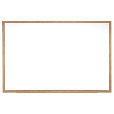 Ghent Ghent Magnetic Porcelain Whiteboard with Wood Frame Size: 4'5"H x 8'5"W White Marker, Dry Erase Wall, Red Oak Wood, Marker Board, Magnetic Chalkboard, Magnetic White Board, Magnetic Wall, Chalk Markers, Picture Hangers