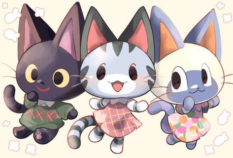 ☁Greta☁ on Twitter: "normal kitties!! https://t.co/DIZPIMxFfP" / Twitter Acnh Lolly, Animal Crossing Movie, Animal Crossing Cats, Animal Crossing Funny, Animal Crossing Fan Art, Animal Crossing Characters, Animal Crossing Villagers, Reference Drawing, Drawing Wallpaper