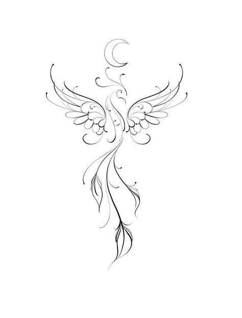 Ave Fenix Tattoo, Banner Wisuda, Tato Phoenix, Phoenix Tattoo Feminine, Small Phoenix Tattoos, Phoenix Tattoos, Phoenix Tattoo Design, Pola Bordir, Inspiration Tattoos