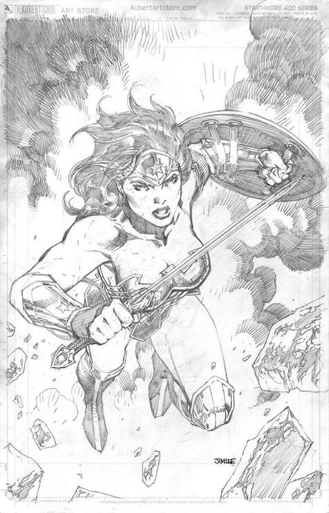 Jim Lee Art, Drawing Superheroes, Comic Book Drawing, Wonder Woman Art, Univers Dc, Comic Book Artwork, Jim Lee, Comic Drawing, Dc Comics Art