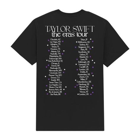 Every Piece of Taylor Swift Merch — TAYLOR SWIFT THE ERAS TOUR LIVE PHOTO STARS... Eras Tour T Shirt, Photo Of Taylor Swift, 15 Taylor Swift, Taylor Swift Merchandise, Photos Of Taylor Swift, Digital Rendering, Stars Design, Taylor Swift The Eras Tour, Photo Pin