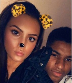 Lucia Loi; the girlfriend of Marcus Rashford, soccer player for Manchester United. Marcus has been with Manchester since the age of seven. Marcus Rashford Lucia Loi, Lucia Loi, Marcus Rashford Girlfriend, Marcus Rashford, The Girlfriends, Soccer Player, Evening Dresses Prom, Soccer Players, The Age