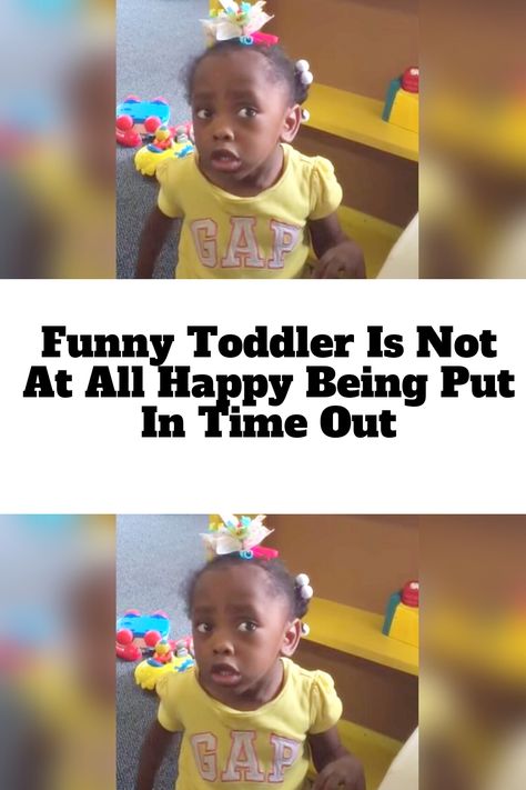 Funny Toddler Is Not At All Happy Being Put In Time Out Funny Toddler, Toddler Humor, Need A Break, Time Out, In Time, Year Old, Humor, Funny, Humour