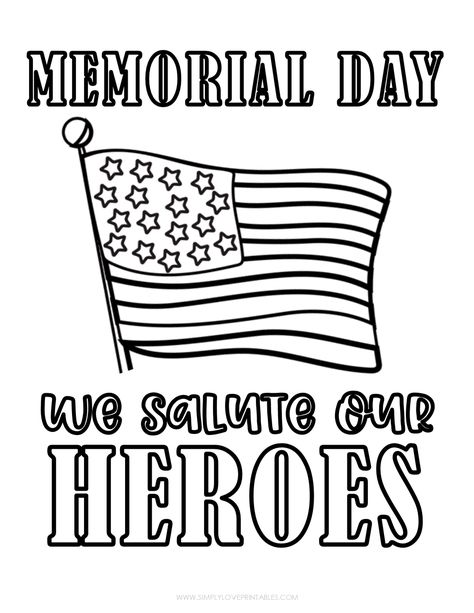 Memorial Day Coloring Sheets, Memorial Day Preschool Crafts, Memorial Day Printables Free, Memorial Day For Kids, Memorial Day Crafts For Preschoolers, Memorial Day Crafts For Kids, Patriotic Coloring Pages, Memorial Day Activities, Memorial Day Coloring Pages