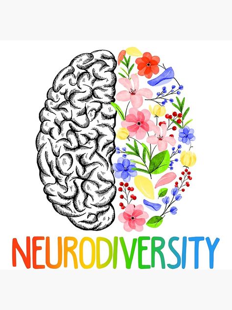 "Neurodiversity Awareness " Poster for Sale by TwistedGiftsCo Neurodivergent Aesthetic Art, Neurodiversity Poster, Neurodivergent Tattoo, Neurodiversity Symbol, Neurodivergent Art, Neurofibromatosis Type 1, Neurodiversity Awareness, Arts Logo, Prismacolor Art