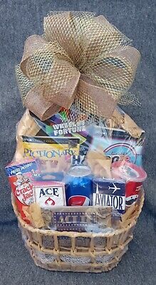 Family Night In Gift Basket, Gift Baskets For Benefits Silent Auction, Gas Card Gift Basket, Fast Food Gift Card Basket, Company Gift Basket Ideas, Welcome Basket For Guests Wedding, Book Raffle Basket, Themed Gift Baskets Silent Auction, Game Night Raffle Basket Ideas