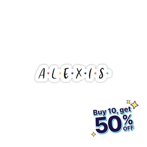 Decorate laptops, Hydro Flasks, cars and more with removable kiss-cut, vinyl decal stickers. Glossy, matte, and transparent options in various sizes. Super durable and water-resistant. "Alexis Name" Design for the person name with Alexis! You can request design for your personalized name by just mailing us . Alexis Name, Nicole Name, Name Sticker, Name Stickers, Name Design, Person Name, Decorate Laptops, Kiss Cut, Vinyl Decal Stickers