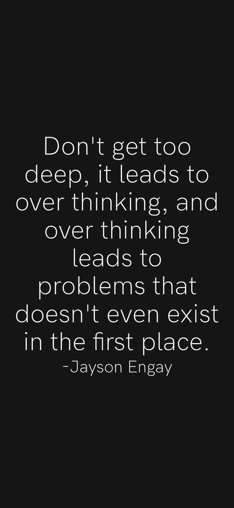 Creating Problems That Dont Exist, Over Thinking, Motivation App, First Place, Self Love Quotes, Be Better, Cute Quotes, That Way, Self Love