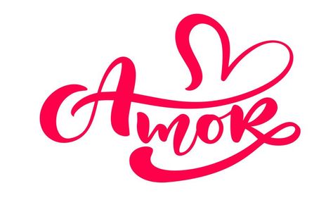 "Amor" palabra de caligrafía ("amor" en español / portugués) Love In Spanish, Calligraphy Words, Hand Drawn Lettering, Doodle Designs, Photo Overlays, Word Art, San Valentino, Valentines Cards, Hand Lettering