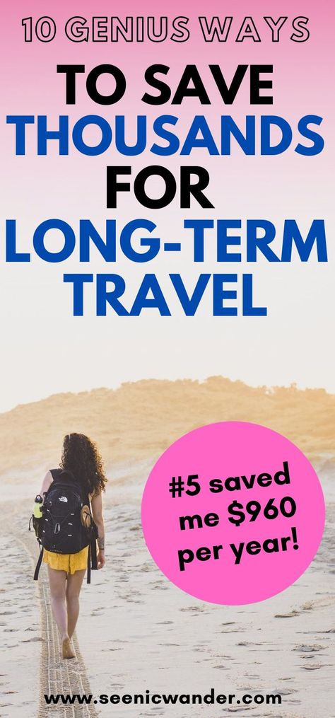 Aspiring digital nomads, wondering how to save money for travel and travel full time? These 10 tips will help you save money on travel and travel on a budget. #budgettravel #digitalnomadlifestyle #longtermtravel Save Money For Travel, Save Up Money, Money For Travel, Make Money Traveling, Digital Nomad Jobs, Travel Points, Nomad Life, Digital Nomad Life, Teaching English Online