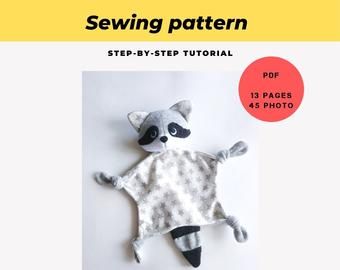 Lovey Sewing Pattern, Diy Doll Pattern, Bunny Lovey, Teddy Bear Sewing Pattern, Lovey Pattern, Whale Pattern, Soft Toy Patterns, Baby Doll Pattern, Animal Sewing Patterns