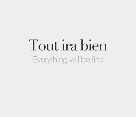 French Quotes Short, Short Quotes In French, French Word Tattoos With Meaning, Spanish Words With Meaning, French Quotes With Translation, Translation Aesthetic, Tattoo Quotes French, French Words With Meaning, French Love Quotes