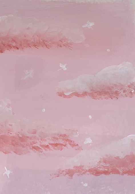 Pink And White Paintings Aesthetic, Light Pink Painting, Pink Painting Aesthetic, Painting Ideas Pink, Pink Monochrome, Monochrome Wallpaper, Drawing Wallpaper, Pink Painting, Flower Painting Canvas