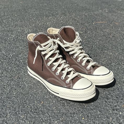 Converse chuck 70
Men’s size 9
No flaws
Worn two or... - Depop Chuck 70s Outfit Men, Converse 70s, Brown Converse, Converse Chuck 70, Brown Outfit, Chuck 70, Converse Chuck, Chucks Converse, Converse