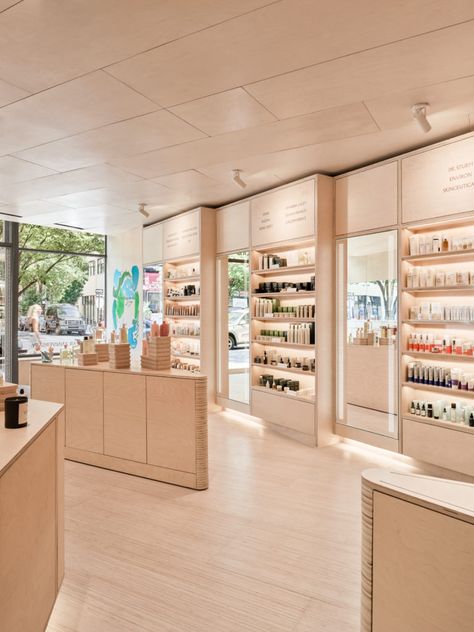 Skincare Store, Retail Store Interior, Pharmacy Design, Store Layout, Store Interiors, Cosmetic Shop, Retail Store Design, Store Design Interior, Store Interior