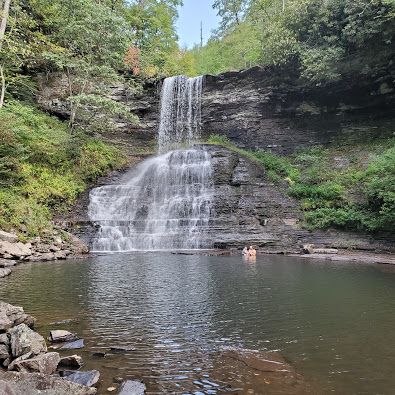 Cascade Falls – Virginia Trail Guide Natural Swimming Hole, Virginia Waterfalls, Only In Your State, Cascade Falls, Sky Bridge, Swimming Hole, Underground World, Virginia Travel, Old Dominion