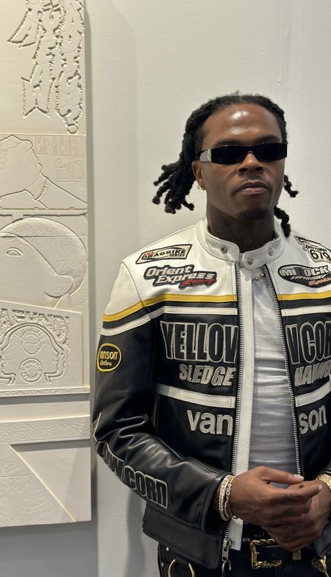 Gunna Rapper, Gunna Wunna, Motocross Jacket, Rap Music Quotes, Black Men Haircuts, Black Men Street Fashion, Men Street Fashion, Cute Rappers, Rap Lyrics