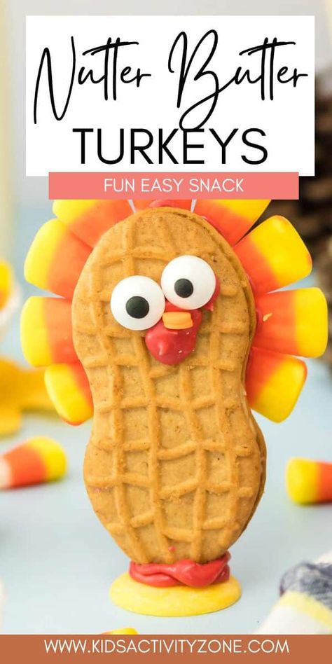 Get ready to gobble up some delicious fun with these adorable Nutter Butter turkey treats! Perfect for fall and Thanksgiving, these sweet and nutty delights will delight both kids and adults. With a few simple ingredients, you can create these cute edible turkeys that are as tasty as they are cute. Click the link below and let the turkey-themed festivities begin! Thanksgiving Turkey Cookies, Butter Turkey, Thanksgiving Snacks, Turkey Cookies, Nutter Butter Cookies, Thanksgiving Cookies, Nutter Butter, Thanksgiving Treats, Peanut Butter Filling