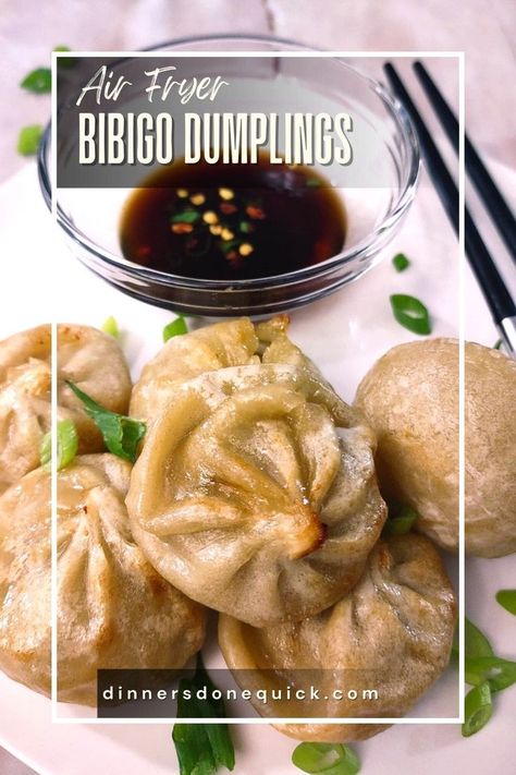 Easy Air Fryer Frozen Food, Frozen Dumplings In Air Fryer, Bibigo Dumplings, Dumplings In Air Fryer, Air Fryer Dumplings, Air Fryer Pork, Honey Sriracha Chicken, Shrimp Toast, How To Make Dumplings