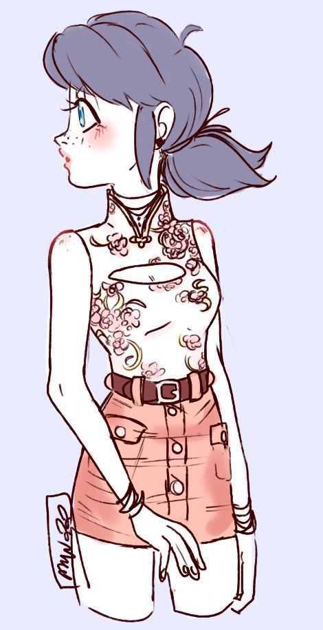 Marinette Redesign, Miraculous Outfits, Mlb Marinette, Ar Fashion, Ladybug Outfits, Ya Literature, Cherry Jam, Superhero Villains, Miraculous Ladybug Oc