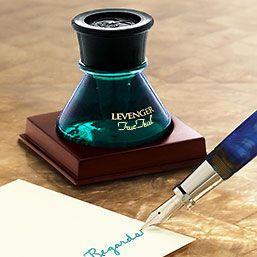 Levenger True Teal Ink Personalized Stocking Stuffers, Ink Bottle, Bottled Ink, All Things Purple, A Pen, Ink Refill, Pen Refills, Fountain Pen Ink, Leather Gifts