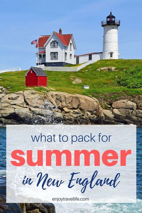 The Best Things to Pack for Summer in New England [Printable Checklist] New England Vacation Outfits, Summer New England Outfits, New England Cruise Outfits, Canada New England Cruise Outfits, New England Cruise Packing List, New England Fashion Summer, New England Summer Outfits, Summer In New England, Plans For Summer