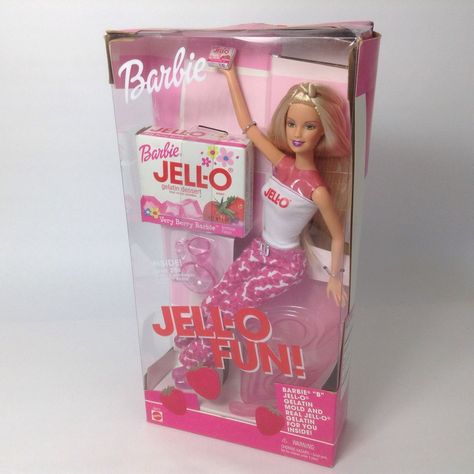 2001 Barbie Doll Collectable - Jell-o Fun Jelly Never Removed BOXED 55417 1.71+5.95 Jelly, Collectible Dolls, Barbie Dolls, Collectibles, Dolls, Book Cover