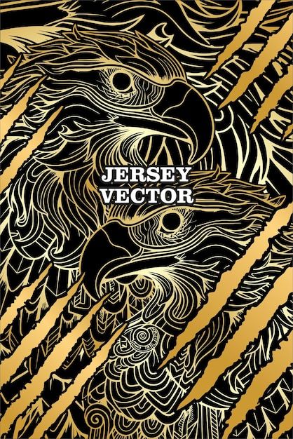 Sublimation Jersey, Eagle Pattern, Eagle Vector, Hunting Art, Golden Texture, Sports Jersey Design, Logo Design Art, Golden Eagle, Jersey Design