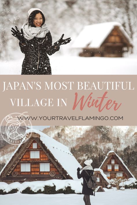 Did you ever consider Japan a winter destination? Well, you should and here's why! Visit the cutest winter village in Asia, Shirakawa-go. | Japan Winter Travel | Japan in Winter |Japan Winter Travel Guide |Japan Beautiful Places |Japan Bucket List |Japan Best Places |Japan Travel Tips | Japan Travel Photography | Beautiful Winter Destinations | Best Places to Visit in Winter |Best Winter Trip Ideas |Winter Travel |Winter Wonderland |Winter in Asia Travel | Winter Village | Shirakawago Japan | Osaka Japan Winter, Shirakawago Japan Winter, Japan Winter Itinerary, Kyoto Japan Winter, Japan Travel Outfit Winter, Beautiful Places Japan, Japan Beautiful Places, Japan Winter Travel, Osaka Winter