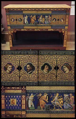 National Museum Cardiff | Flickr - Photo Sharing! William Burgess Furniture, William Burges, Welsh Castles, Cardiff Castle, Medieval Furniture, Medieval England, Victorian Townhouse, Whimsical Furniture, Antique Aesthetic