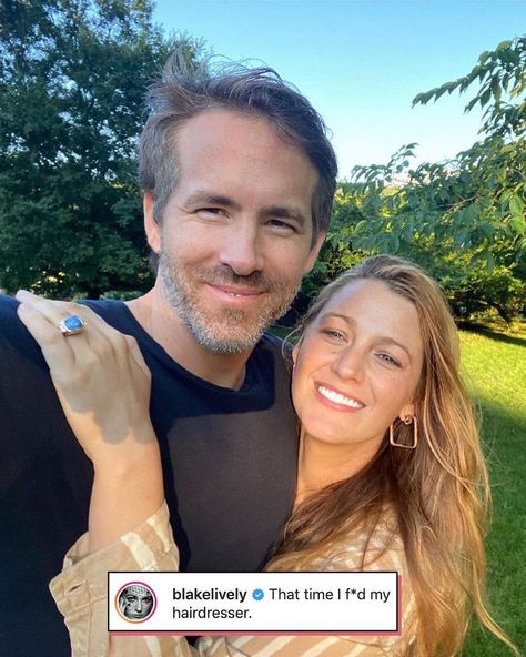 E! News on Instagram: “Blake Lively and Ryan Reynolds' tributes are our love language. (📷: Instagram)” Blake Lively Ryan Reynolds, Blake And Ryan, Richest Celebrities, Patrick Stewart, Gisele Bündchen, Harrison Ford, Matthew Mcconaughey, People Magazine, Ryan Reynolds