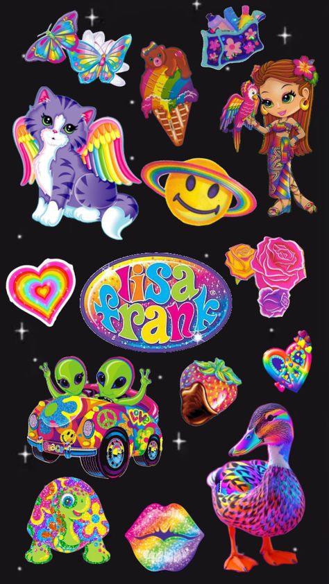 Lisa frank was my childhood 🌈🦄 Mabel Pines, Colorful Aesthetic, 2d Design, Stick And Poke, Lisa Frank, Kitty Wallpaper, Trunk Or Treat, Child Actors, Classic Horror