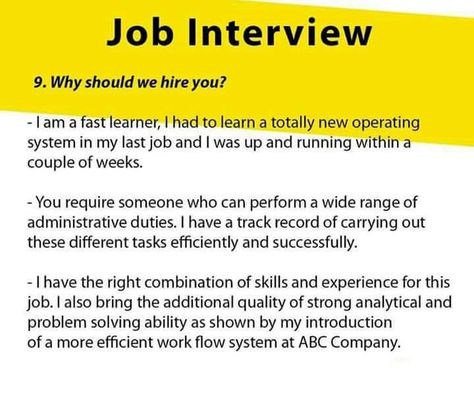 Why should we hire you? Useful Vocabulary, Job Interview Prep, Job Interview Answers, Interview Help, Job Interview Preparation, Job Interview Advice, Job Hunting Tips, Interview Answers, Interview Advice