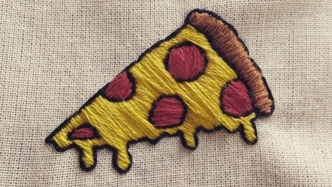 Manly Embroidery Ideas, Broderie Simple, Pola Bordir, Haine Diy, Diy Broderie, Pola Sulam, Cute Embroidery, Embroidery On Clothes, Simple Embroidery