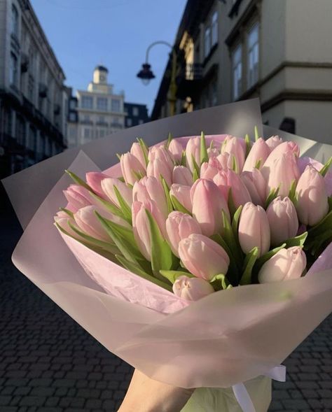 Pink Tulips Bouquet, Kreative Snacks, Posca Marker, Boquette Flowers, Tulip Bouquet, Nothing But Flowers, Flower Therapy, Beautiful Bouquet Of Flowers, Luxury Flowers