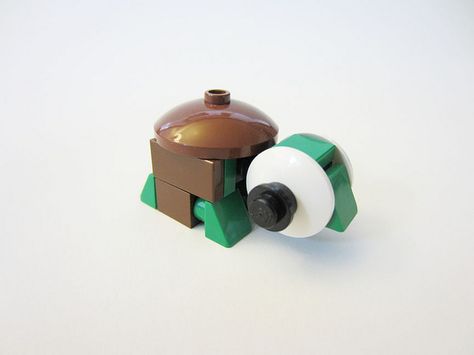 CUTE!!! LEGO Turtle #LEGO #animal #turtle Tiny Lego Builds, Lego Animals Easy, Lego Frog, Lego Turtle Instructions, Lego Pokemon Instructions, Lego Dog Instructions, Lego Zoo Animals, Lego Zoo, Lego Poster