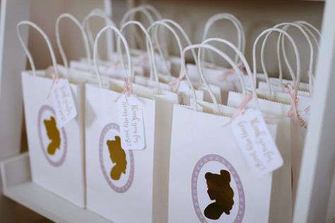 Silhouette Favor Bags from a "Be Our Guest" Beauty & the Beast High Tea on Kara's Party Ideas | KarasPartyIdeas.com (19) Silhouette Cakes, Belle Cupcakes, Belle Party Favors, Storybook Invitation, Princess Belle Party, Beauty And The Beast Birthday, Belle Birthday Party, Belle Birthday, Beauty And The Beast Party