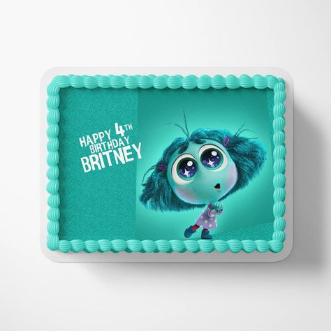 Looking for an "Envy"-riffic cake topper for your child's Inside Out 2 birthday cake? Look no further! Our printable Inside Out 2 cake topper lets you celebrate all of Riley's emotions, including a touch of green envy. PERSONALIZE IT FOR THE PERFECT PARTY FAVOR! Just like Riley's emotions guide her through life, personalize their cake with a special message including their name and age! This high-resolution JPG cake topper is: * Fully Customizable: Add your child's name and age for a uniqu... 2 Cake Topper, Inside Out Movie, Second Birthday Cakes, Movie Cakes, 2 Cake, Trolls Birthday Party, 2 Birthday Cake, Happy 4th Birthday, Cake Sizes