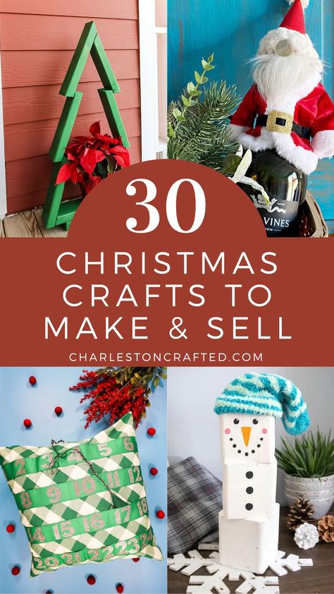 best Christmas crafts to make and sell Christmas Crafts For Craft Fair, Holiday Crafts To Make And Sell, Salt And Pepper Shakers Crafts Easy Diy, Easy Christmas Crafts To Sell Diy Ideas, Christmas Crafts That Sell Well, Things To Make And Sell For Christmas, Christmas Crafts For Teens To Make, Christmas Market Ideas To Sell, Christmas Craft Fair Ideas To Sell