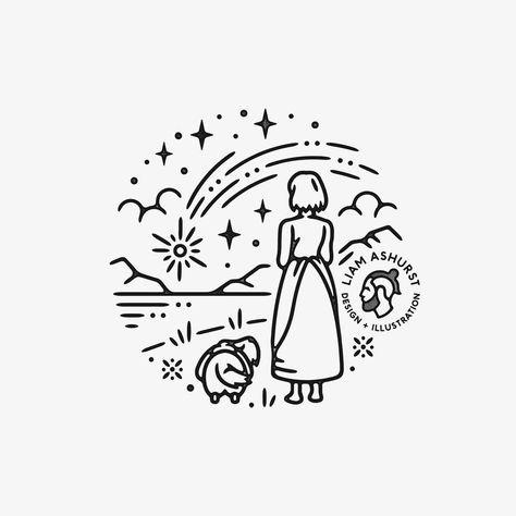 Howl's Moving Castle Tattoo, Moving On Tattoos, Howls Moving Castle Art, Lord Of The Rings Tattoo, Castle Tattoo, Embroider Ideas, Ghibli Tattoo, Cricut Stencils, Tattoo Templates