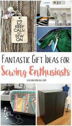 So many great gifts that sewing people will love. Great crafty gift guide. @officialcricut #cricut ad Gifts For Sewers Diy, Holiday Hand Towels, Sewing Station, Cushion Tutorial, Sewing And Quilting, Things To Make, Crafty Gifts, Sewing Box, Top Gifts