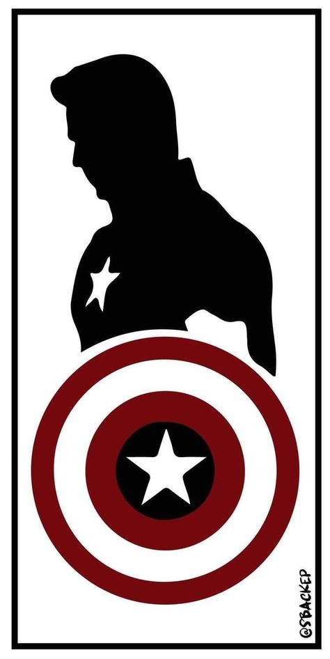 Captain America Silhouette, Super Hero Graphic Design, Marvel Vector Art, Captain America Stencil, Marvel Superhero Logos, Superheroes Wallpaper, Batman Wall Art, Superhero Silhouette, Captain America Logo